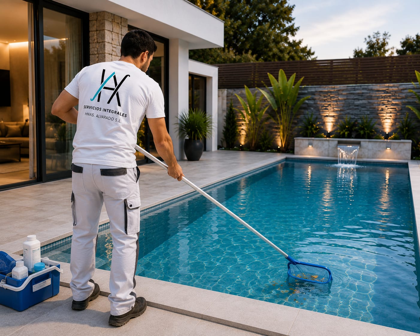 Limpieza de Piscina de Hotel